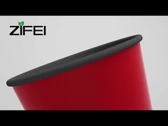 Nouveaux bols en papier noir pour la nourriture chaude et froide.