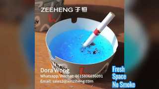 Cendrier en papier jetable avec gel