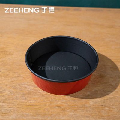 Nouveaux bols en papier rouge et noir pour la planification d'événements et de fêtes