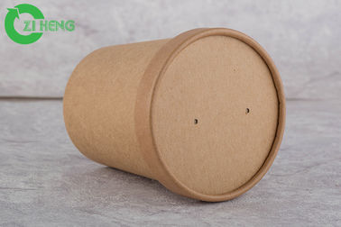 Le papier d'emballage durable solide met en forme de tasse 12 onces d'à mur unique pour la soupe chaude approuvée par le FDA